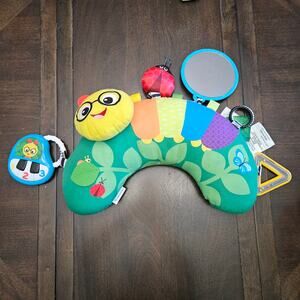 Baby Einstein Activity Tummy Time Pillow Toy Set Sensory Crinkle Mirror Music